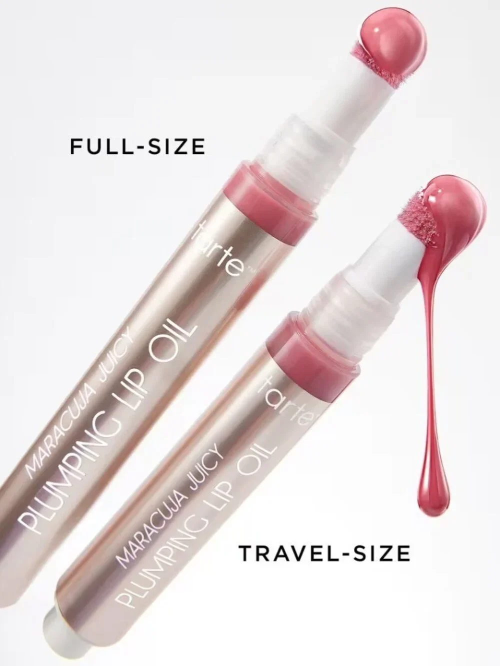 Tarte Maracuja Juicy Plumping Lip Oil Shimmering Rose Pink Beige New